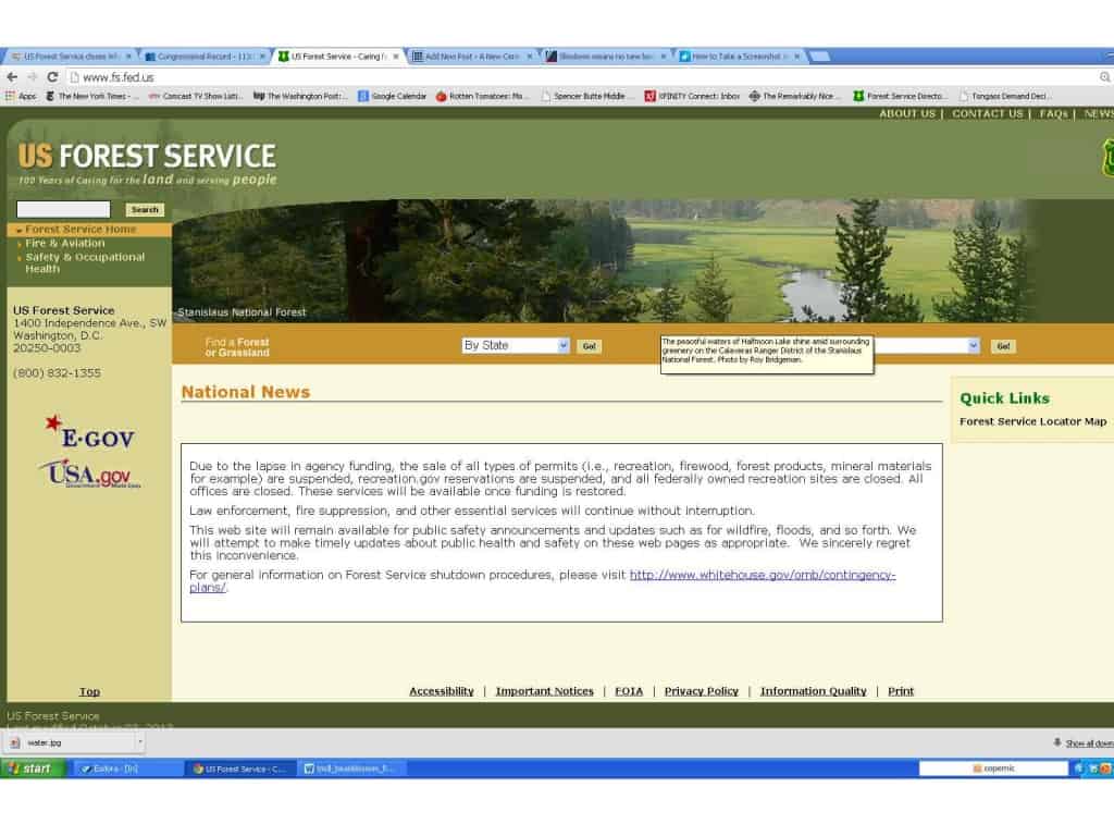 Handy-Dandy Forest Service Links | The Smokey Wire : National Forest ...